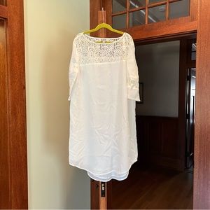 BB Dakota White Shift Dress